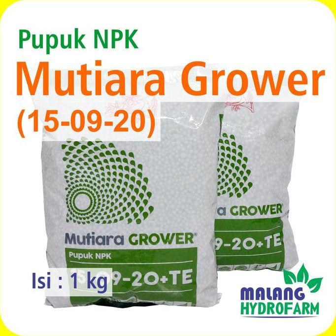 Pupuk Mutiara Grower 15 - 09 - 20 1 Kg Pertanian Aglaonema Npk Pot Say