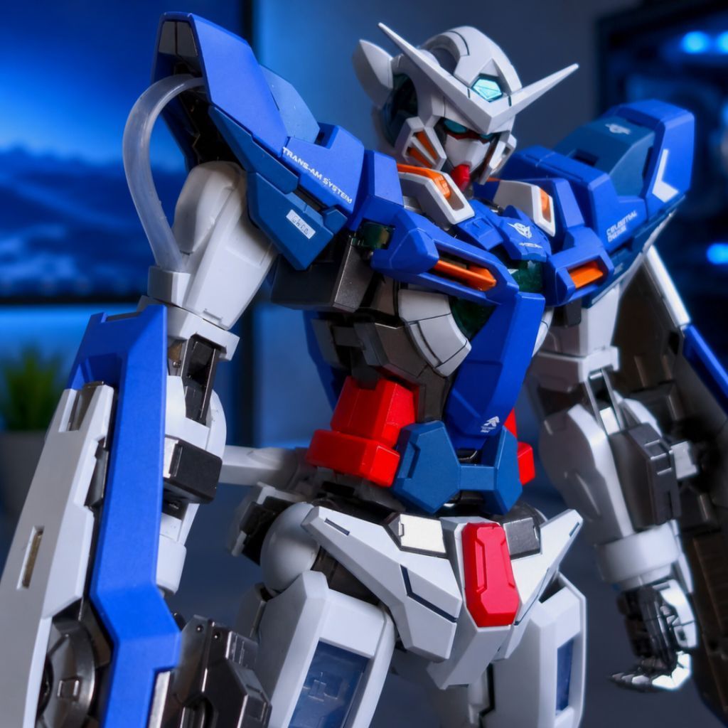 MG 1/100 EXIA BANDAI GUNDAM PAINTED BUILD