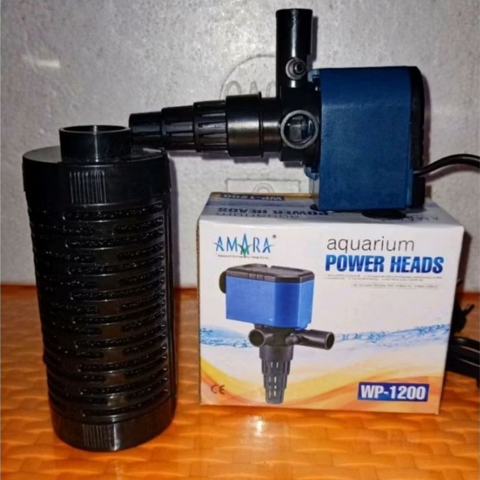 POWER HEAD / Pompa celup + quick filter akuarium Amara 1200A, Sakaipro 1200, yang 1200, SPA 1200