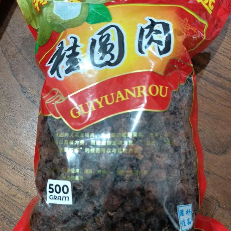 Buah Lengkeng Kering Longan Kering Sesuai Gambar 500G Paket