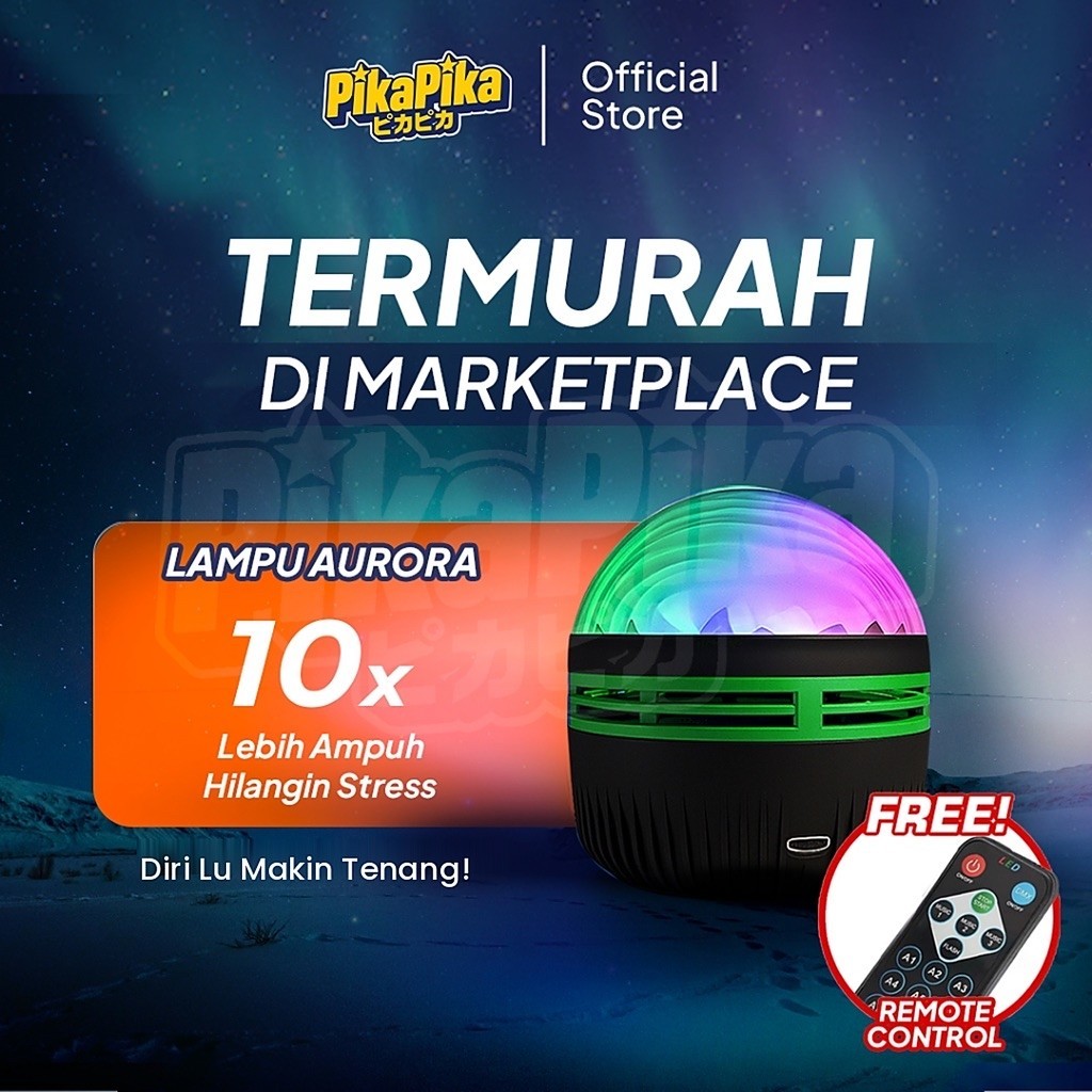 (COD) Lampu Proyektor Aurora / Led Ministar Light / Lampu Langit Bintang / Lampu Langit Stary / Lamp