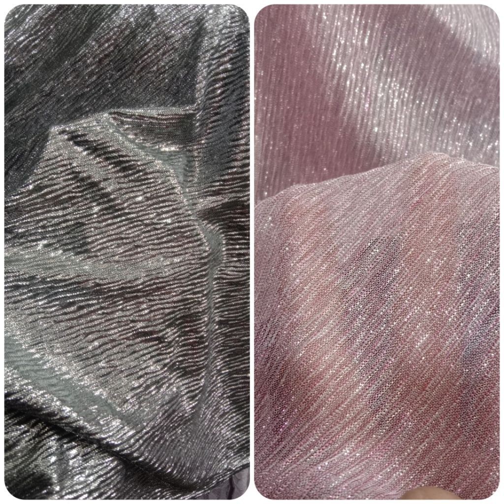 Kain Tile Prisket Geliter / Harga / 0.5m / Kain Tile Prisket Geliter Meteran / Bahan Tile Prisket Ge