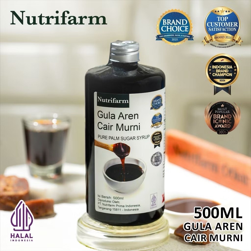 GULA AREN CAIR NUTRIFARM 500ml / Gula aren cair asli / Gula aren asli / gula aren cair