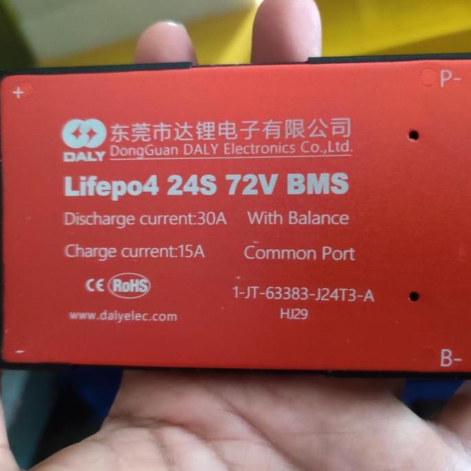 BMS Daly 24S 72V 30A BMS Batery lifepo4 baru