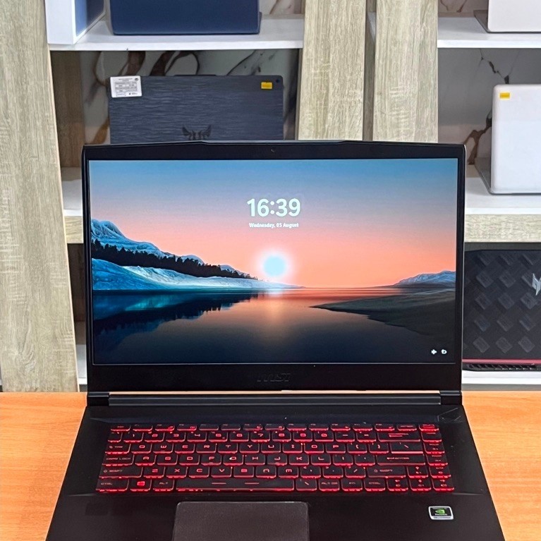 LAPTOP MSI GF63 THIN CORE I7-10750HX SSD 512/16 GB GTX 1650TI 4GB |RENDERING/DESAIN/GAMING