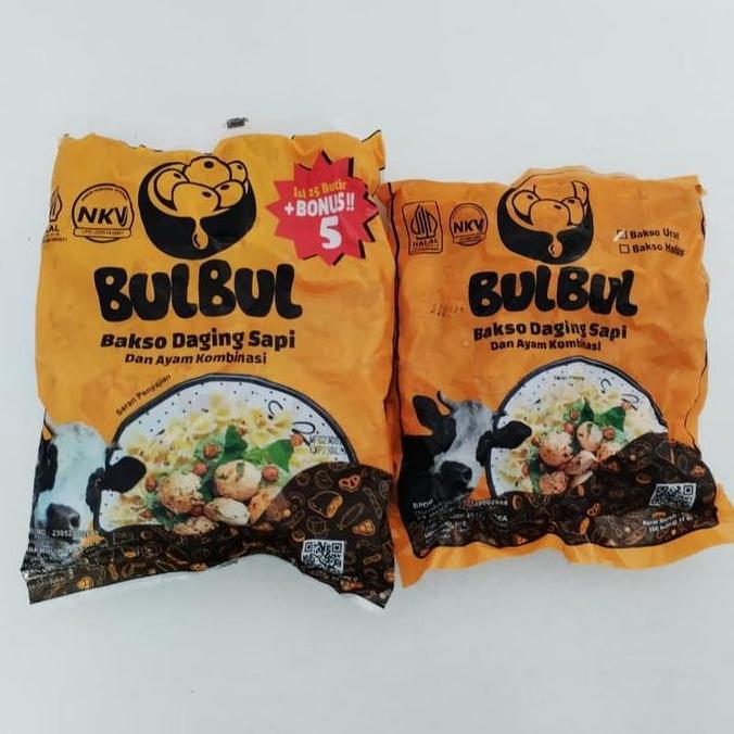 Bakso Daging Sapi dan Ayam Kombinasi BULBUL Bakso Urat dan Tenis