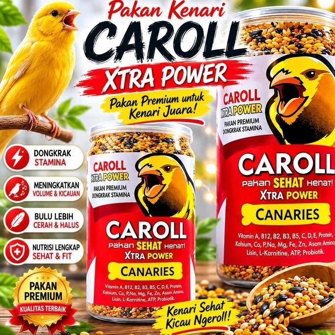 caroll canary pakan burung kenari premium pakan lomba burung kenari