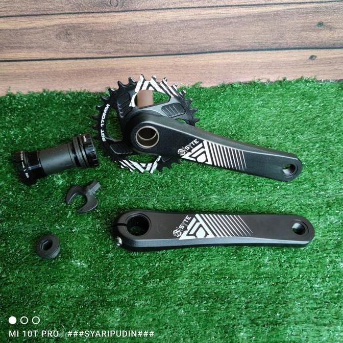 Promo crank syte single hollowtech 2 30t crank ht2 30 t hollowtec Diskon