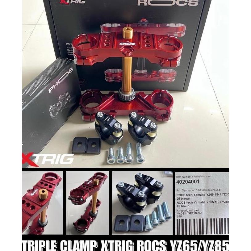 Triple Clamp XTR+ Raiser Phds Rocks - YZ65 YZ85