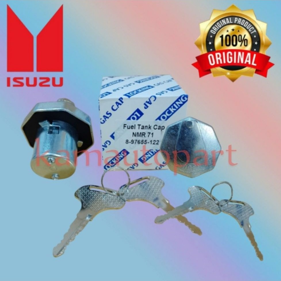 tutup tangki / fuel tank cap / tutup tangki solar / Isuzu NMR71 / nmr81 / ELF NLR55