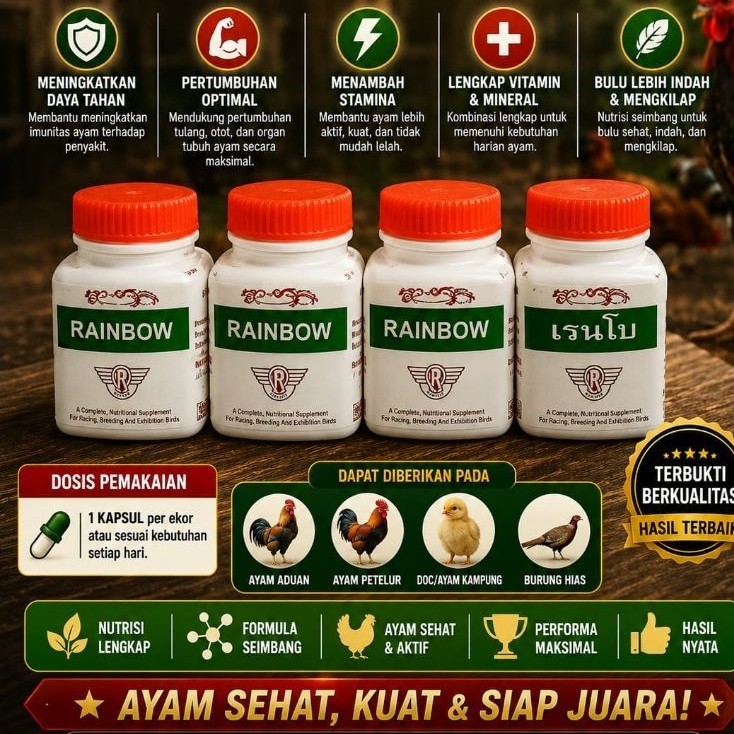 Vitamin Ayam Rainbow