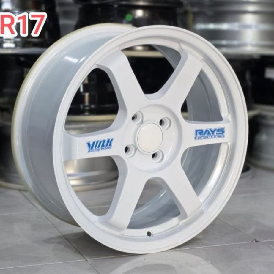 Velg TE37 R17 White 4x100