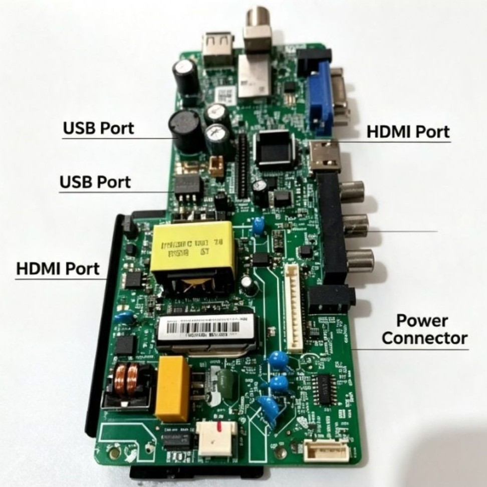 Mainboard TV COOCAA 24ctd2000 ORIGINAL — MB TV Mesin TV COOCAA 24 Inch Siap Pasang