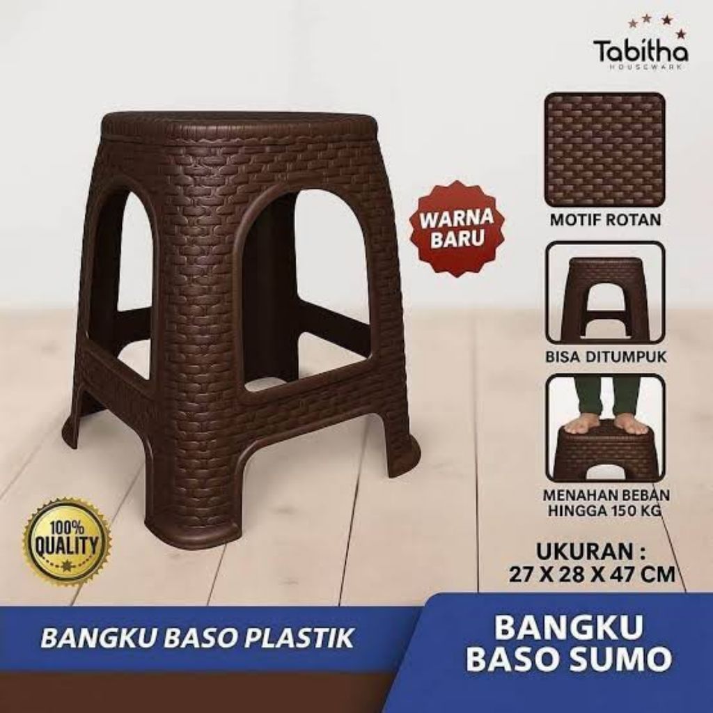 Kursi Baso Rotan Tabitha Korsi Sumo Tabitha Kursi Plastik Rotan Tabitha