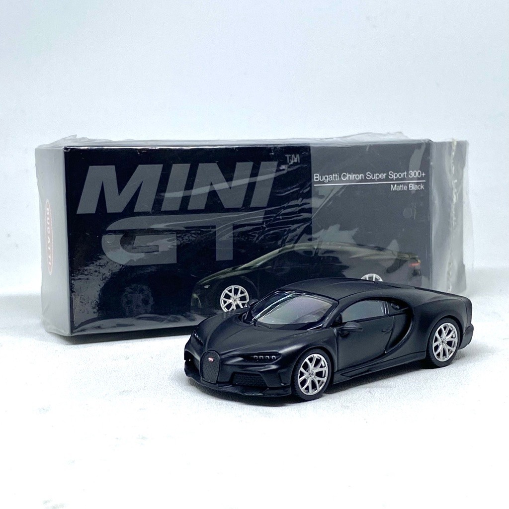 Mini GT Bugatti Chiron Super Sport 300+ Matte Black