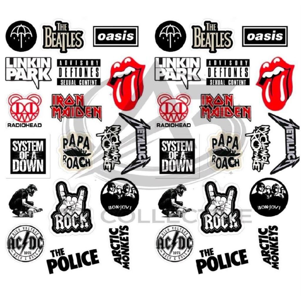 STICKER PACK BAND METAL
