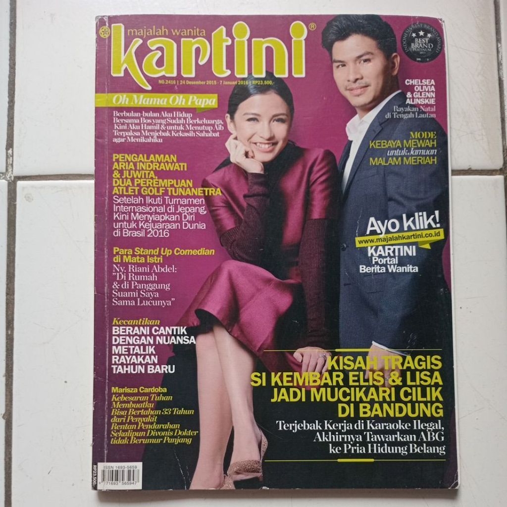 MAJALAH WANITA KARTINI januari 2016