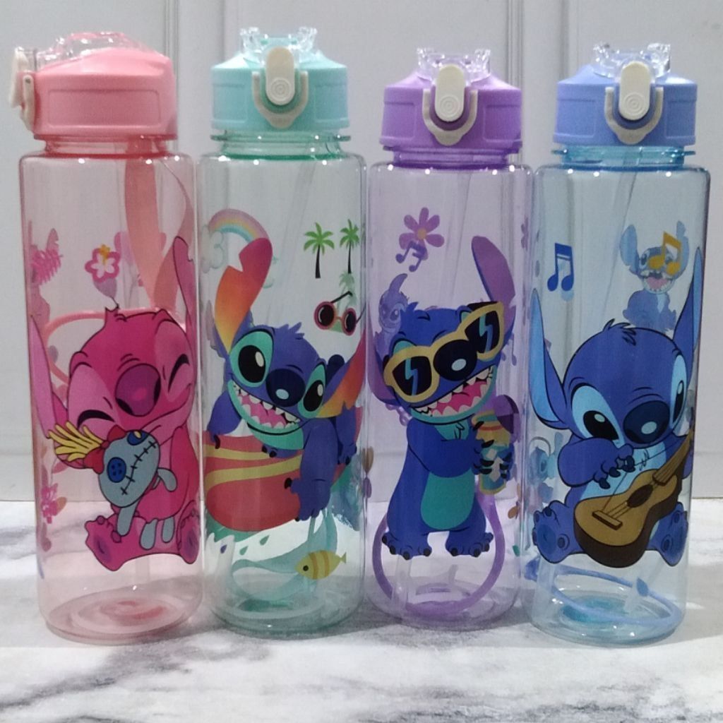 Botol Minum STITCH Viral Botol Viral Stitch Karakter 900 Ml