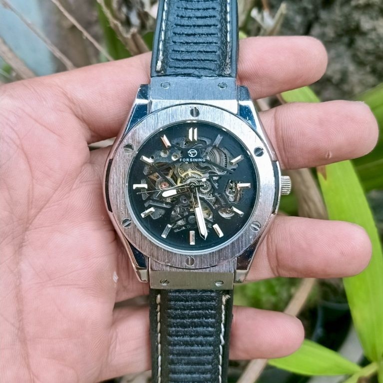 Jam Tangan Pria Forsining Skeleton Automatic
