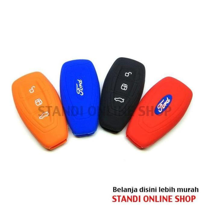 Promo Kondom Kunci Remote Silikon Cover Smart key Ford Ecosport Fiesta Focus Diskon