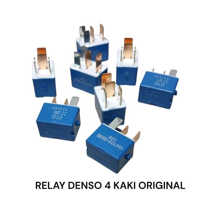 RELAY DENSO KAKI 4 12 VOLT 12V RELAY ASLI DENSO 4PIN 12V ORIGINAL RESTOCK