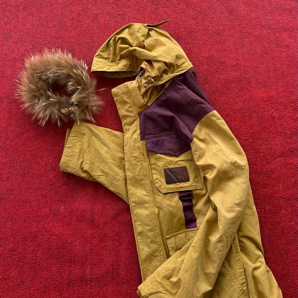 jaket parka millet tebal Size : L fit XL (P : 70cm X L : 59cm)