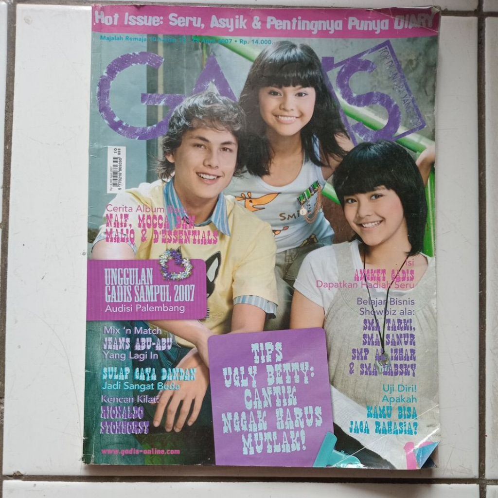 Buku Majalah Gadis Edisi Oktober 2007(bekas)