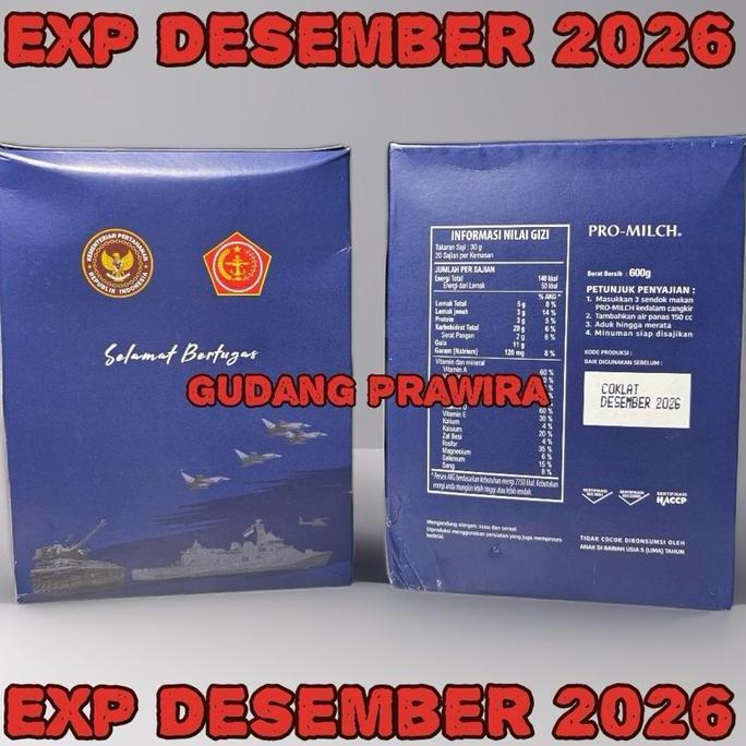 Ransum Susu Promilch Terbaru Exp Desember 2026 Jatah TNI ASLI