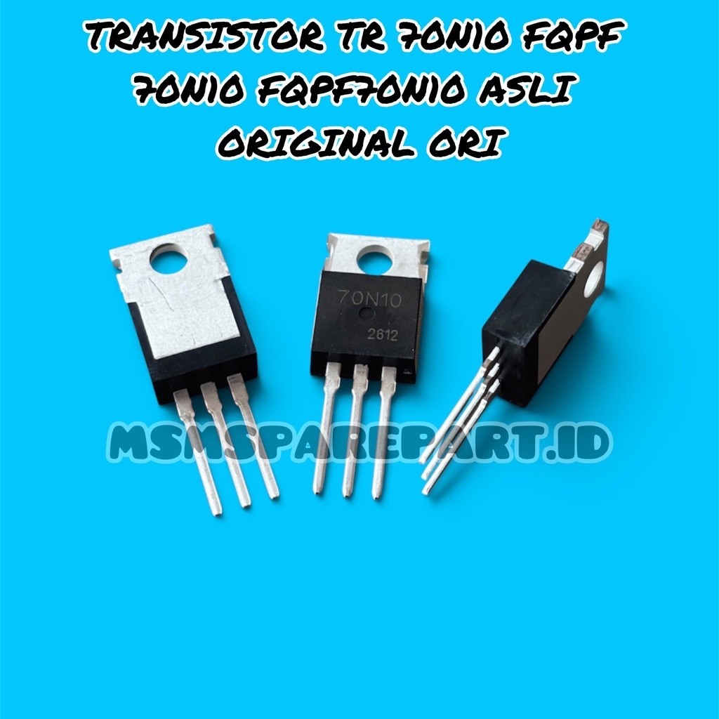 TRANSISTOR TR 70N10 FQPF 70N10 FQPF70N10 ASLI ORIGINAL ORI