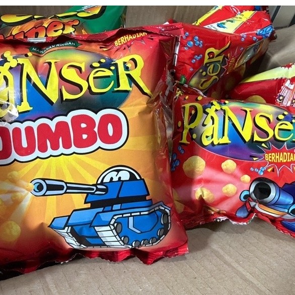 Panser jumbo / chiki berhadiah/ jajanan jaman dulu/ snack jadul