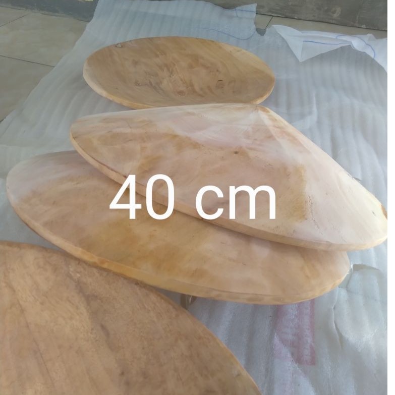 dulang emas kayu mahoni asli kuat dan tahan lama ukuran 40 cm - 60 cm