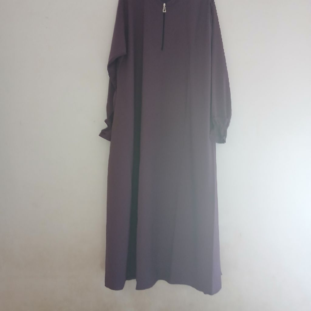 Gamis Abaya Mumtaza hijab new lilac dusty ungu XL 120