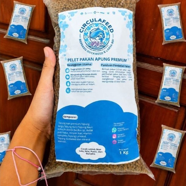 CIRCULAFEED | Pakan ikan berbasis Duckweed & Larva bsf