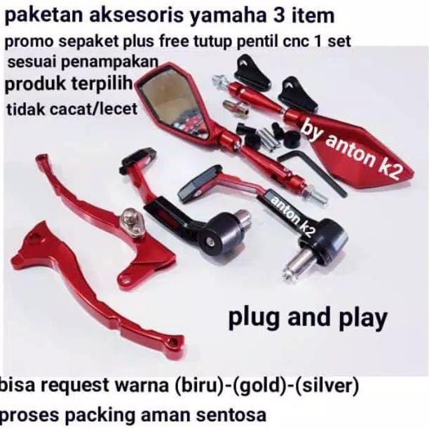 KACA SPION MOTOR-HANDLE REM BRAKE VARIASI MOTOR AEROX 155-LEXI-7 ITEM