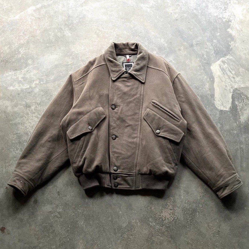 Christian dior monseur wool bomber jacket