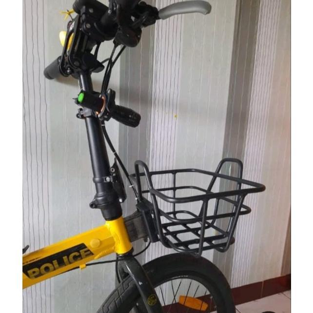 Keranjang Sepeda Lipat Front Rack Depan Rack Sepeda keranjang sepeda aksesoris