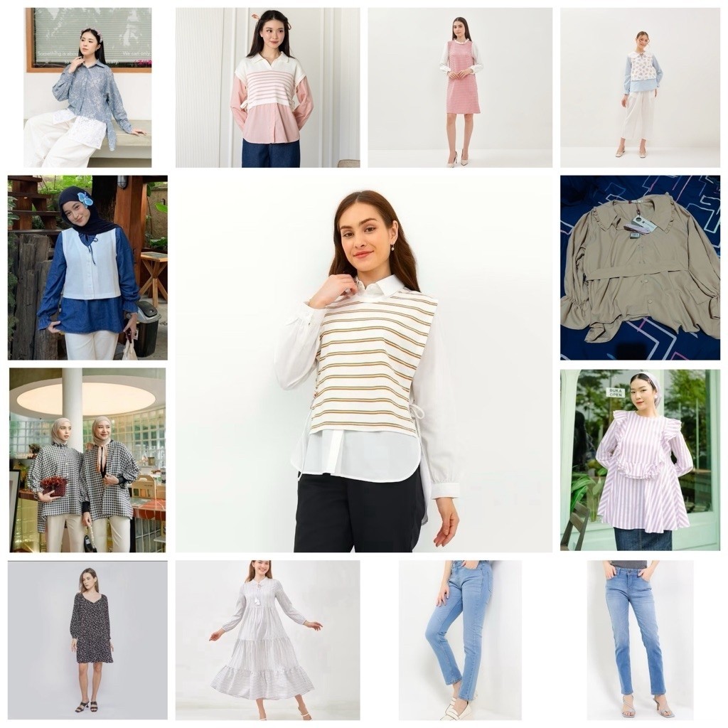 NEW BLOUSE/KEMEJA BRAND ULTRAVIOLET/GRAPHIS/SIMPLICITY/CARDINAL/ELIZABETH/HIJAB CHIC/THIS IS APRIL/H