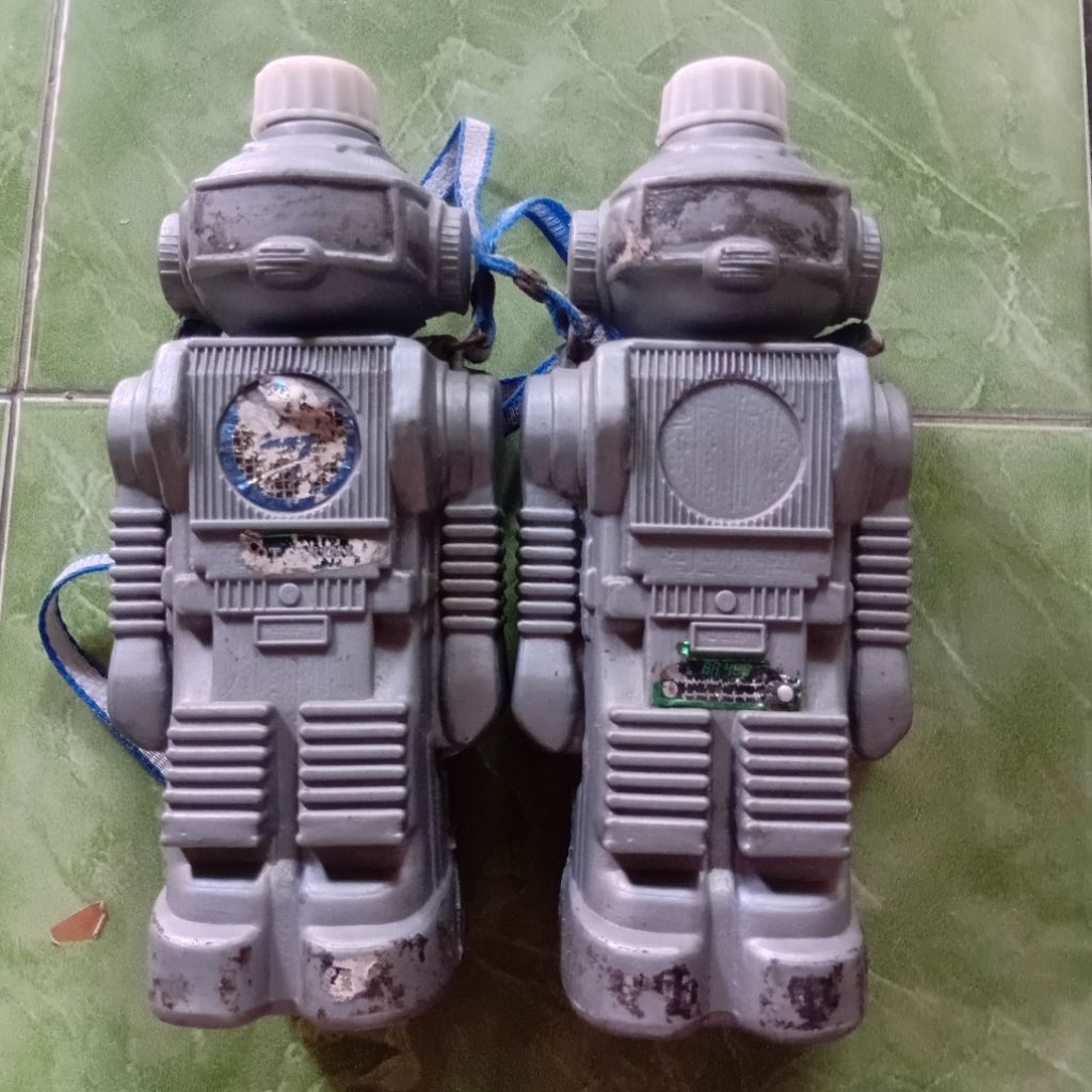 RARE Tumbler botol minum robot Jadul 90an