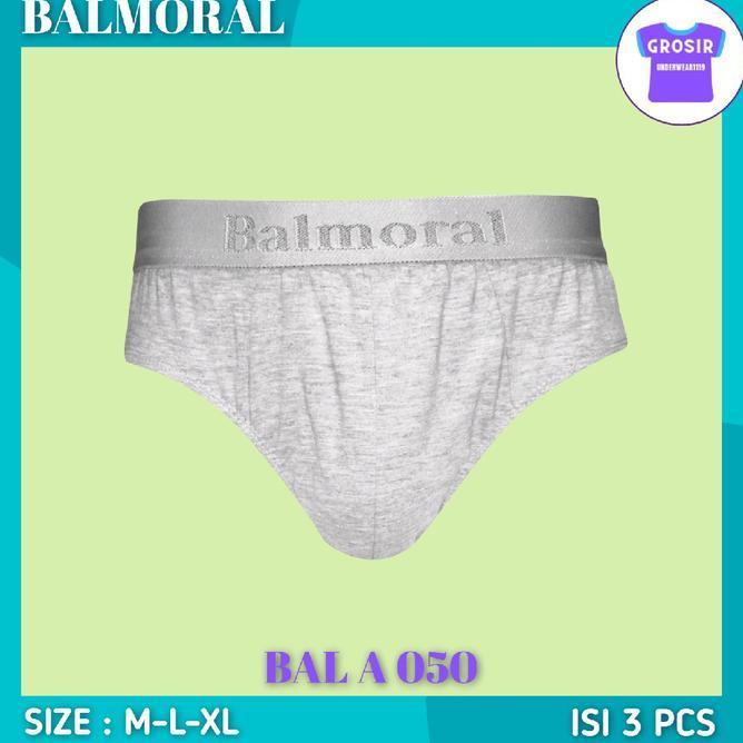 Best Seller Balmoral Celana Dalam Pria Dewasa BAL A050 Isi 3 pcs Bahan Katun