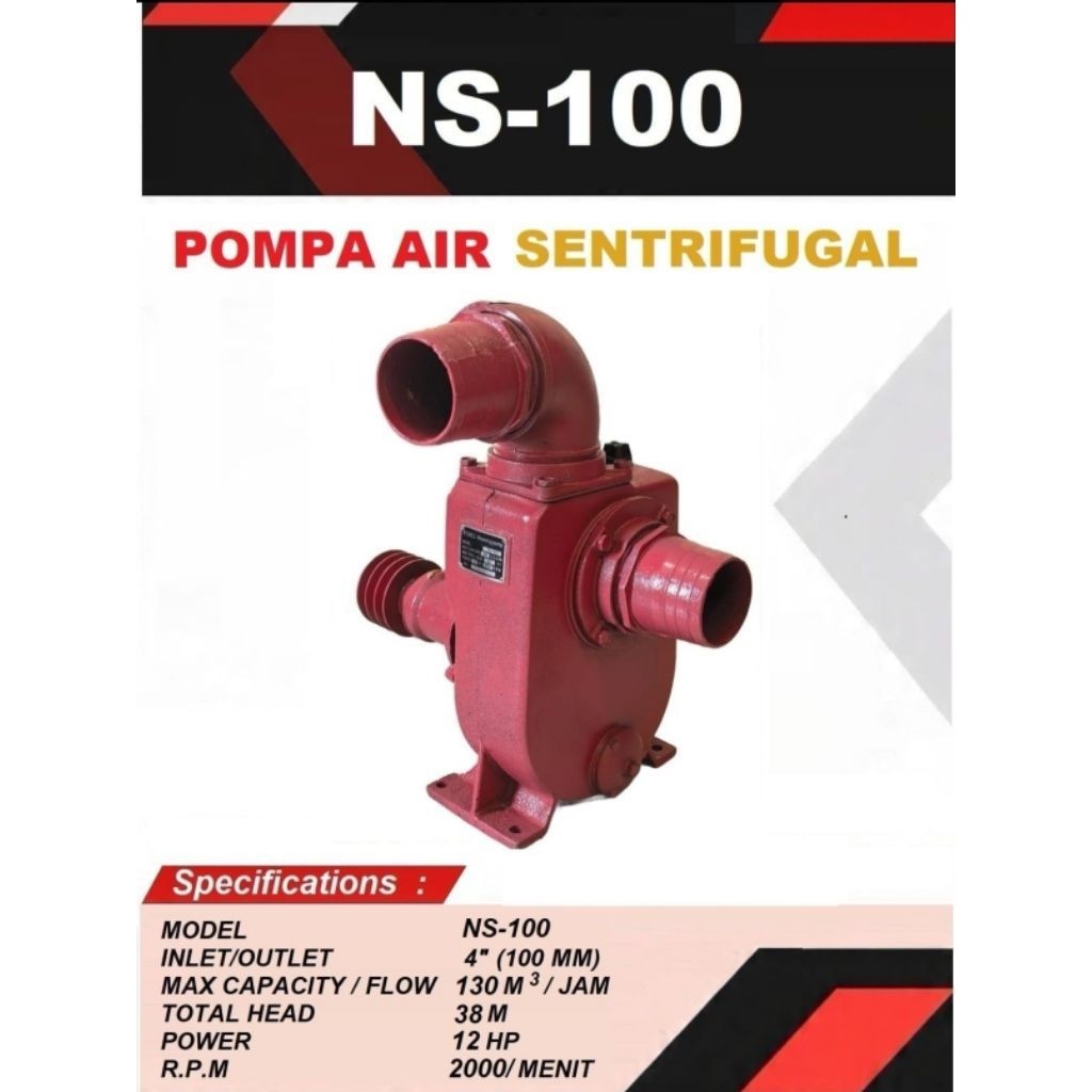 POMPA AIR NS 100 KYOMIZU 4"/ POMPA SENTRIFUGAL