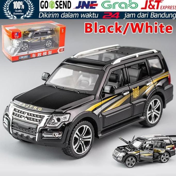 GHUNZING Diecast Miniatur Mobil Mainan Mobil Pajero 1:32 Diecast Pajero sport