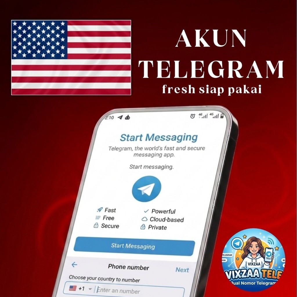 AKUN TELEGRAM LUAR USA || FRESH SIAP PAKAI || NOMOR LUAR NEGERI