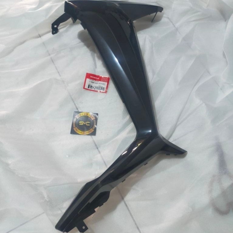 64450-K41-N00ZC cover samping depan kiri Supra x 125 fi hitam ORI AHM