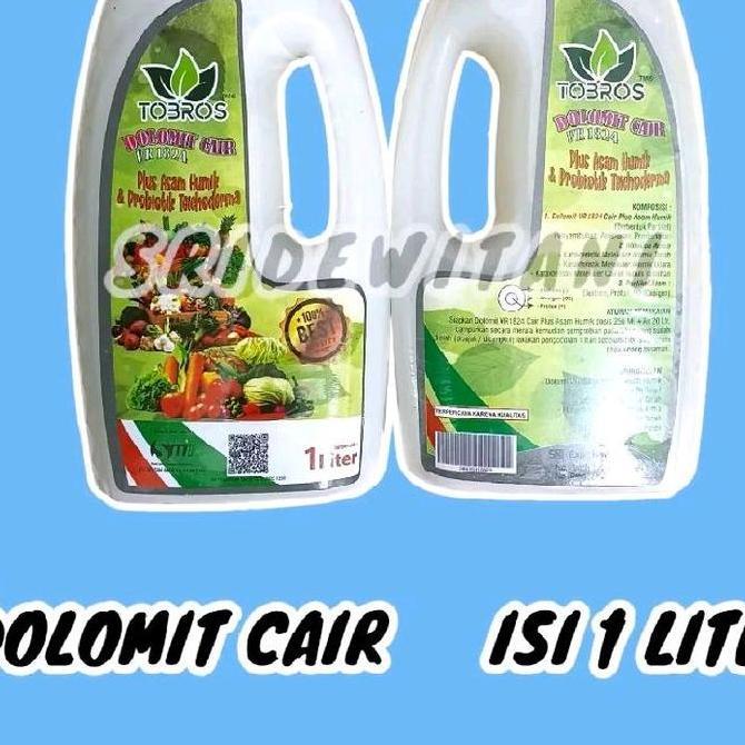 Promo Tobros Pupuk Dolomit Cair 1 Liter Menetralisir Ph Tanah Plus Asam Humic & Probiotik Trichoderm