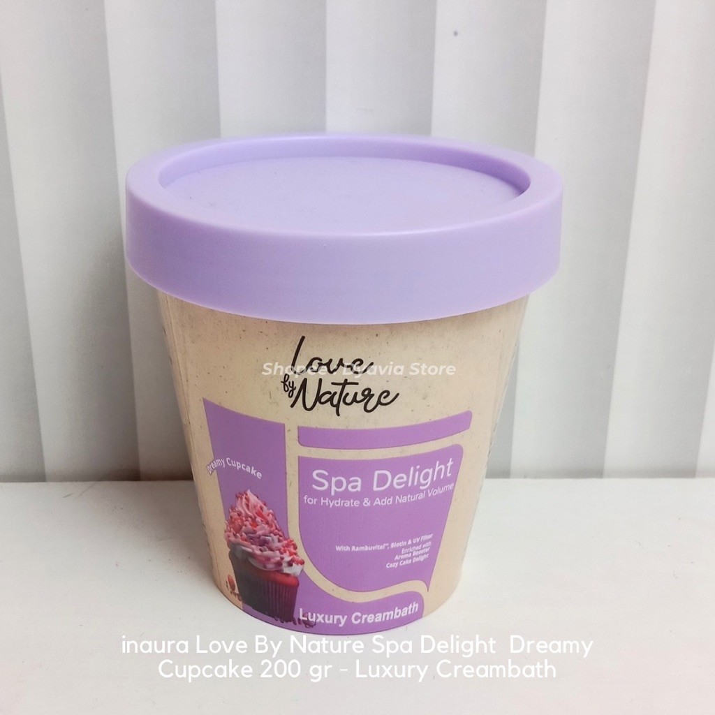 [PRELOVED] inaura Love By Nature Spa Delight Dreamy Cupcake 200 gr - Luxury Creambath