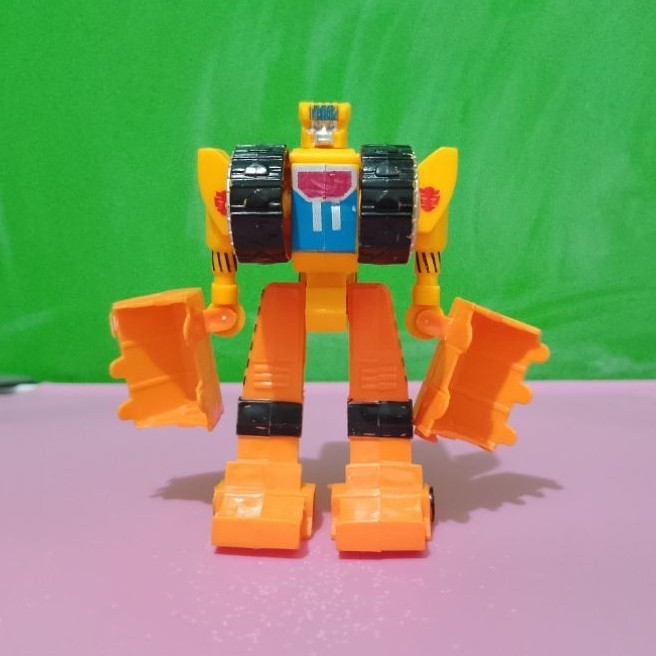 Figure TRANSFORMERS GO-BOTS - STRONG-BOT - Murah Retro Vintage Rare Koleksi Mainan Anak Anak Nostalg
