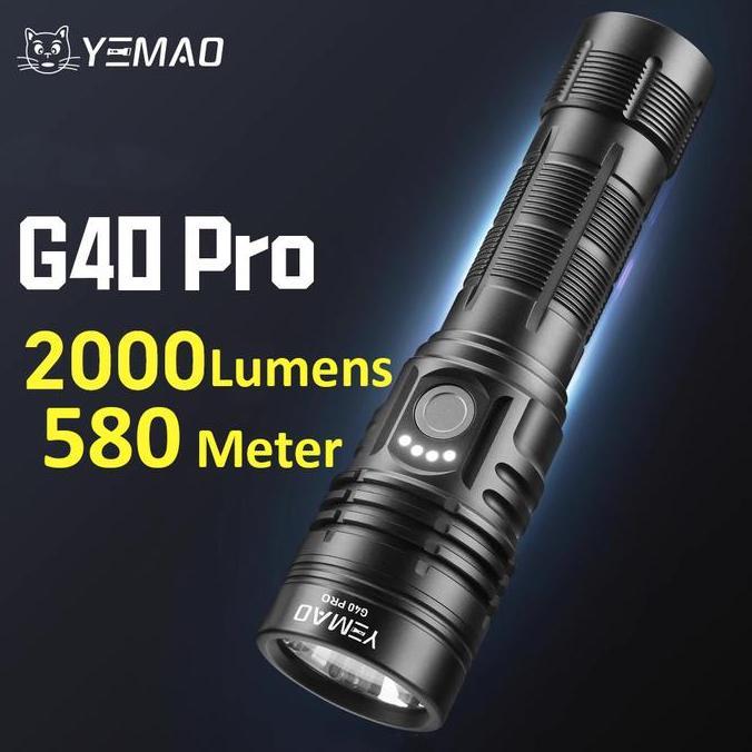 Senter LED YM-G40 Pro LED SST40 Super Terang Waterproof