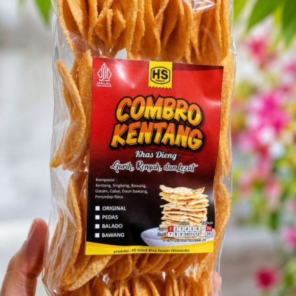 Combro Kentang Dieng/keripik combro renyah-+300G