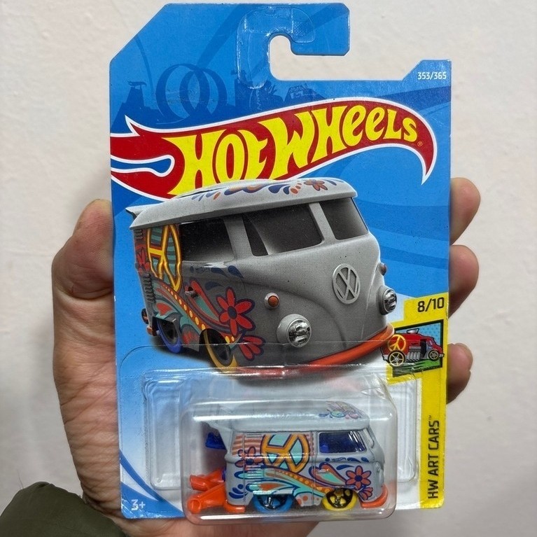 Hot Wheels Kool Kombi Gray Mineline 2018 Volkswagen HW Art Cars Mattel Hotwheels