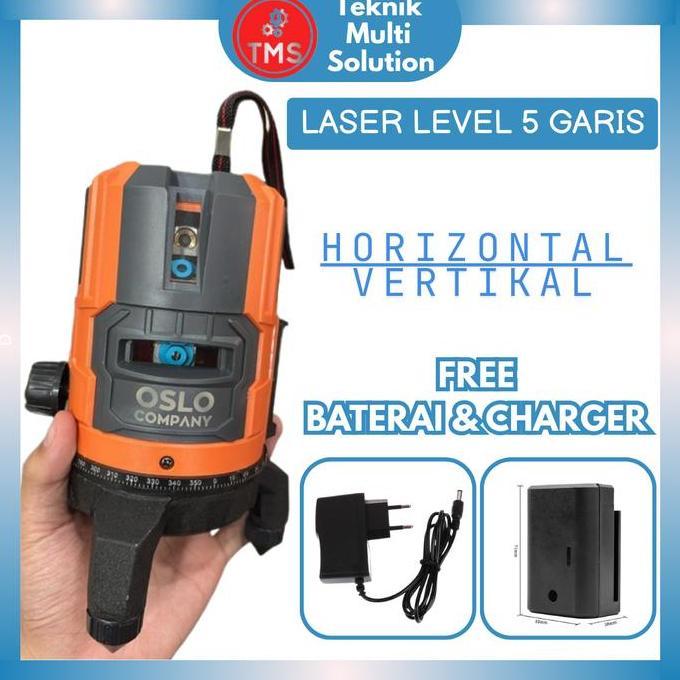 LASER LEVEL 5 LINE 6 POINT LEVELING LASER 5 GARIS SINAR HIJAU